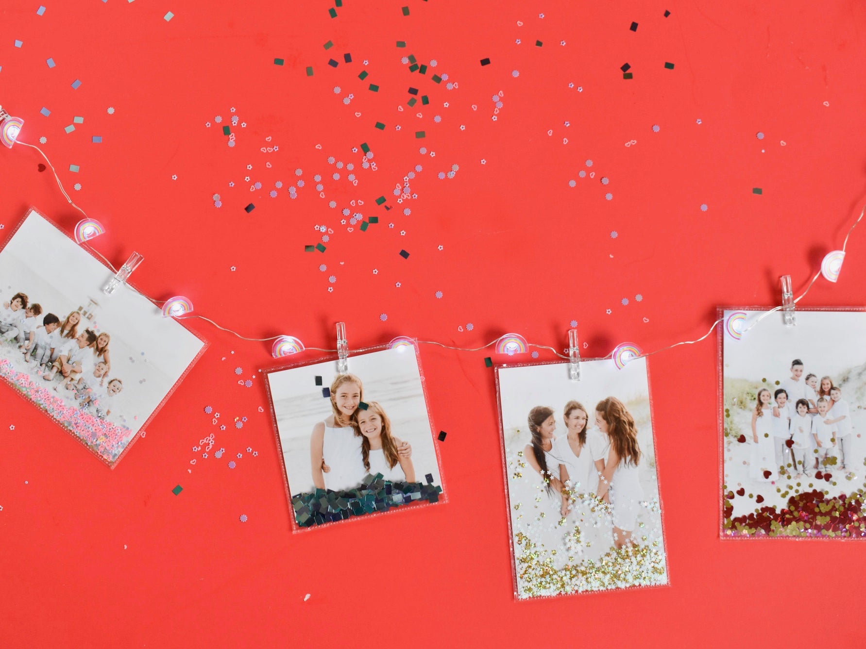 DIY Confetti Frame
